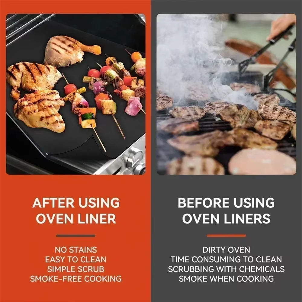 Non-Stick Reusable BBQ Grill Mat