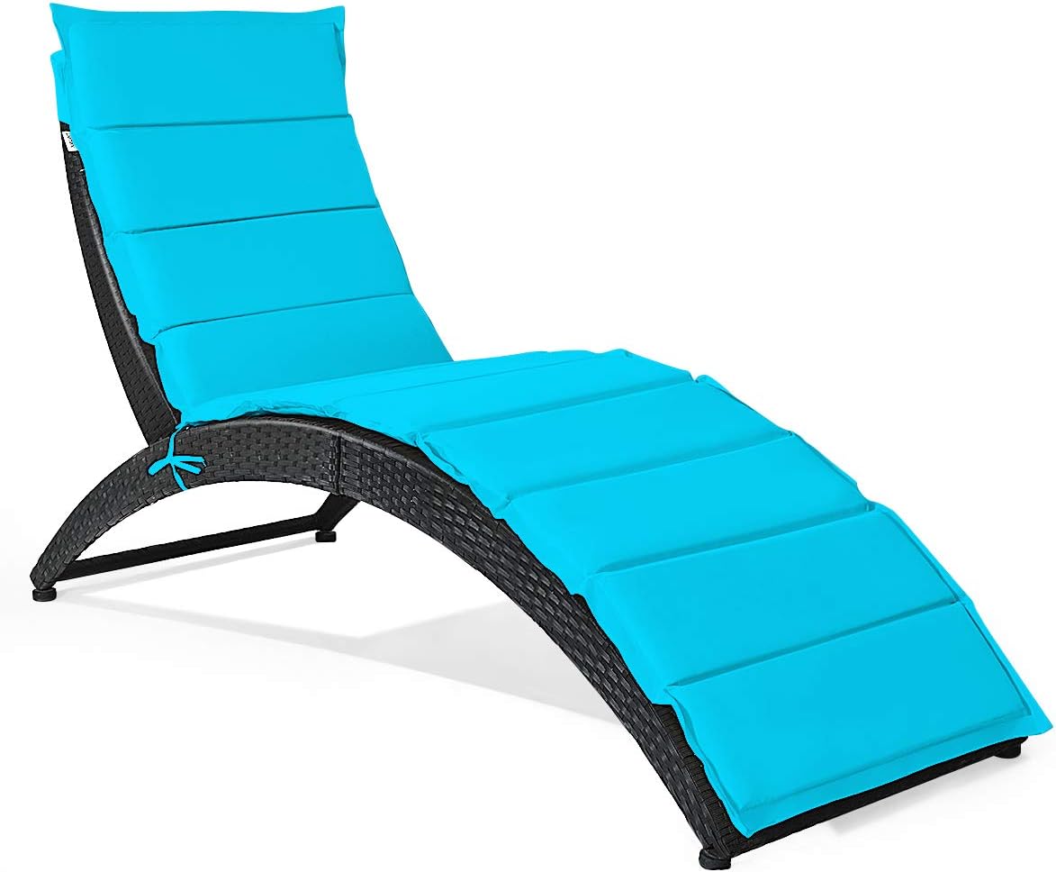 Patio Lounge Chair with Cushion