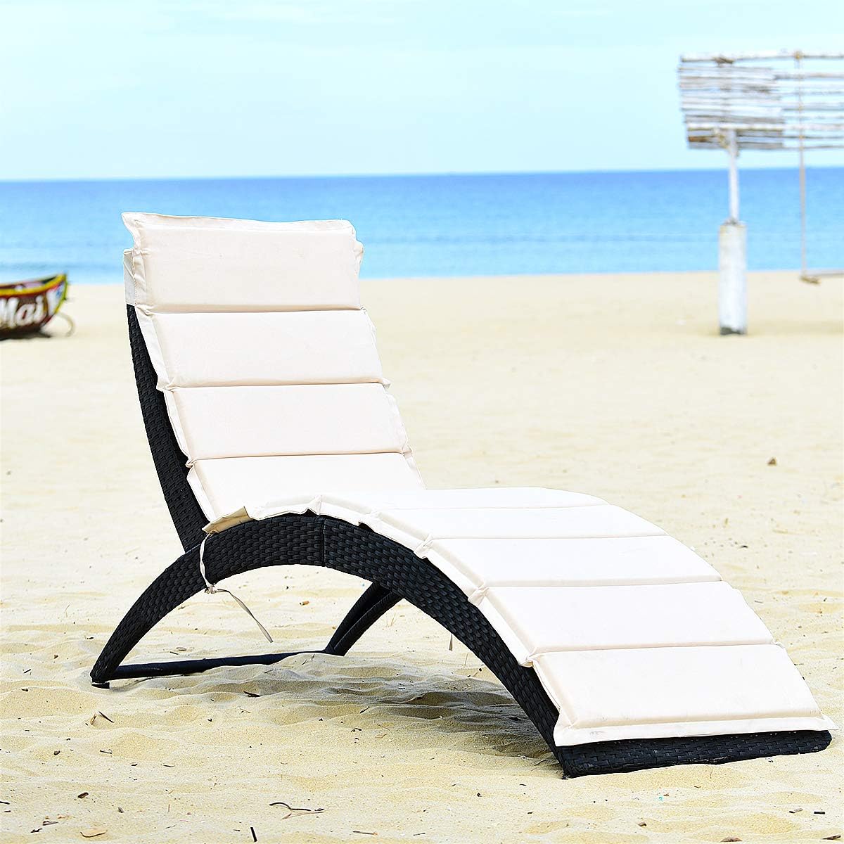 Patio Lounge Chair with Cushion