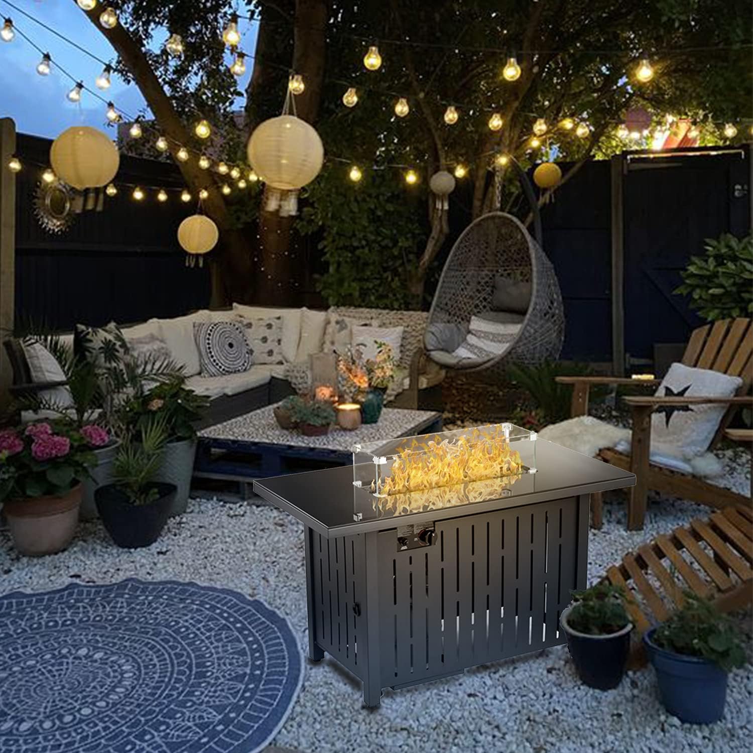 Propane Gas Fire Pit Table