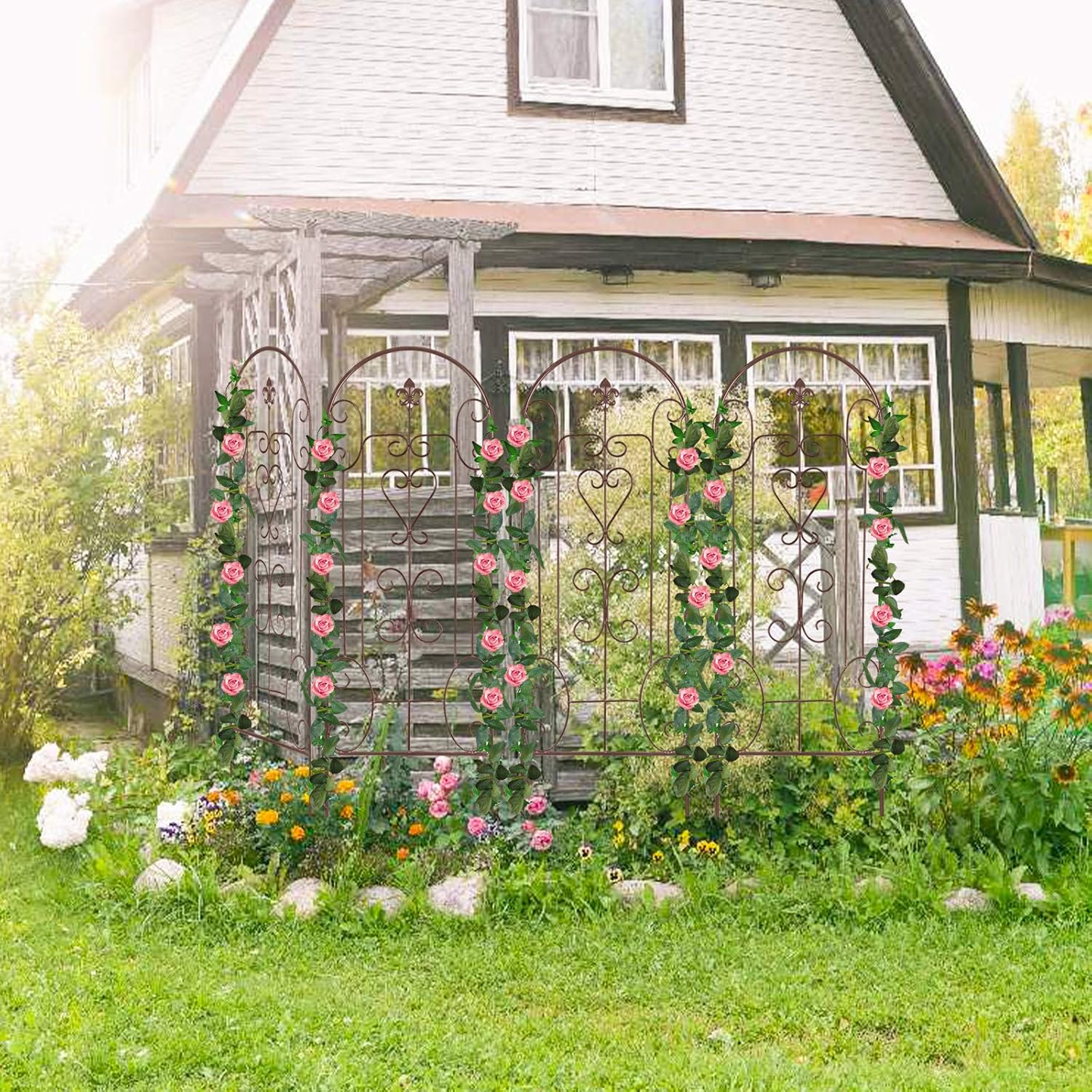 Climbing Plants Garden Trellis Set