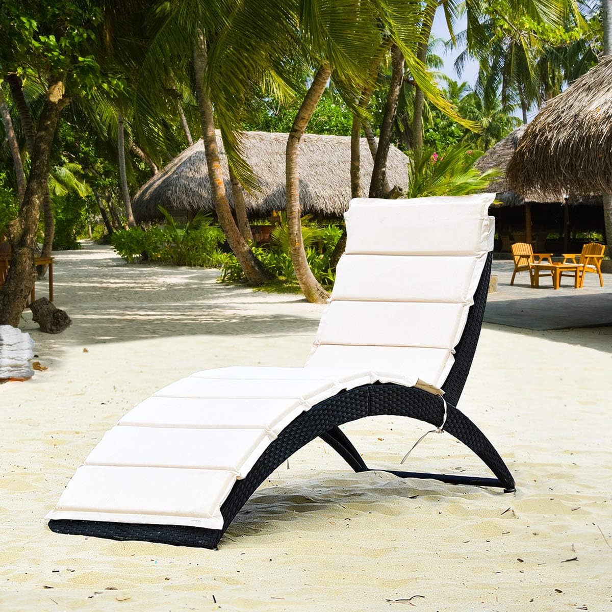 Patio Lounge Chair with Cushion