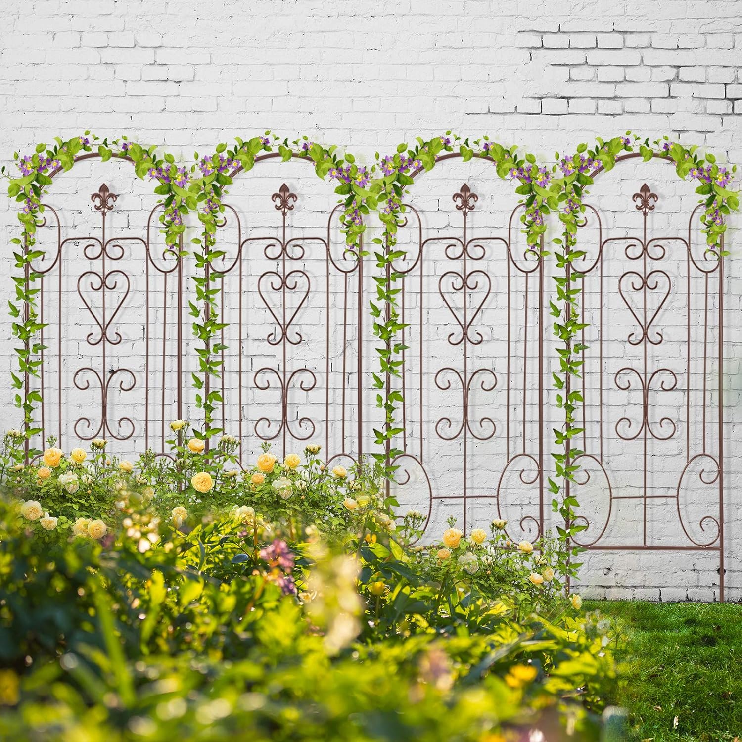 Climbing Plants Garden Trellis Set