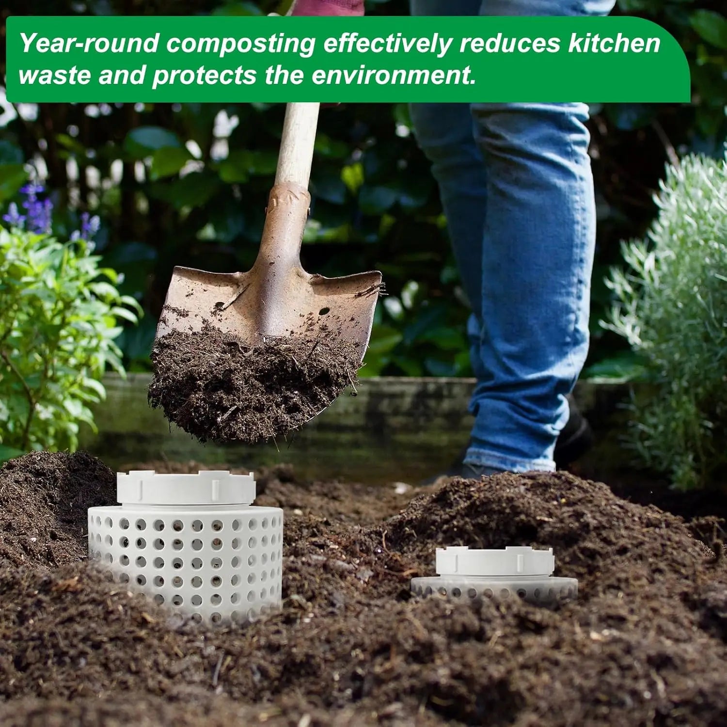 Raised Garden Bed Compost Set