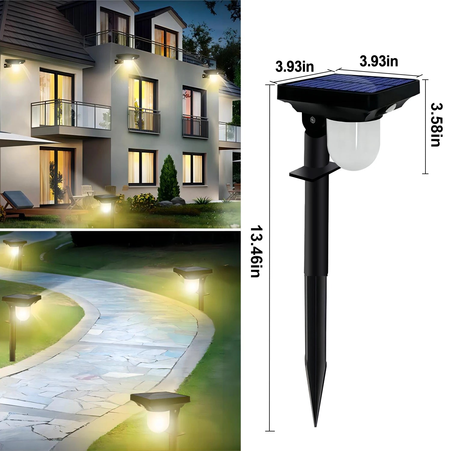 Motion Sensor Yard Solar Light