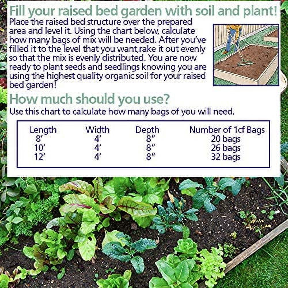 Organic Raised Bed Garden Soil Mix