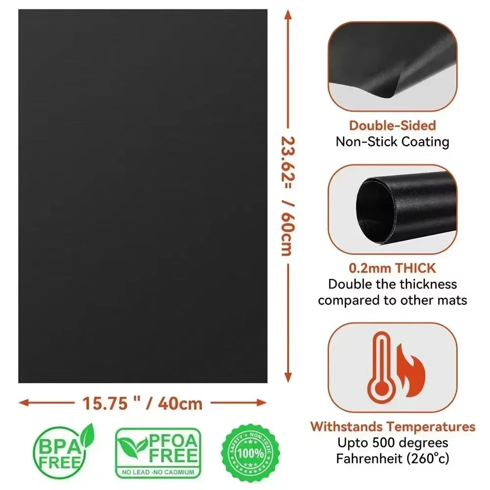 Non-Stick Reusable BBQ Grill Mat