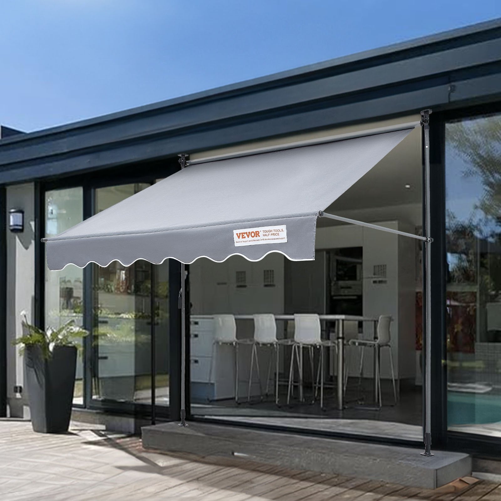 Retractable Patio Awning Sunshade